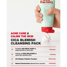 Load image into Gallery viewer, GD-11 CELL FACTORY CICA BLEMISH CLEANSING PACK (130ML)