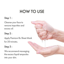 Load image into Gallery viewer, GD 11 PREMIUM RX CELL TREATMENT MASK (6 PCS/PACK) (23ml X 6 Sheets)