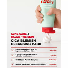 Load image into Gallery viewer, GD-11 CELL FACTORY CICA BLEMISH CLEANSING PACK (130ML)
