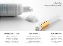 Load image into Gallery viewer, LIRALIRA SENSITIVE LASH SHAMPOO (50ML) +BRUSH
